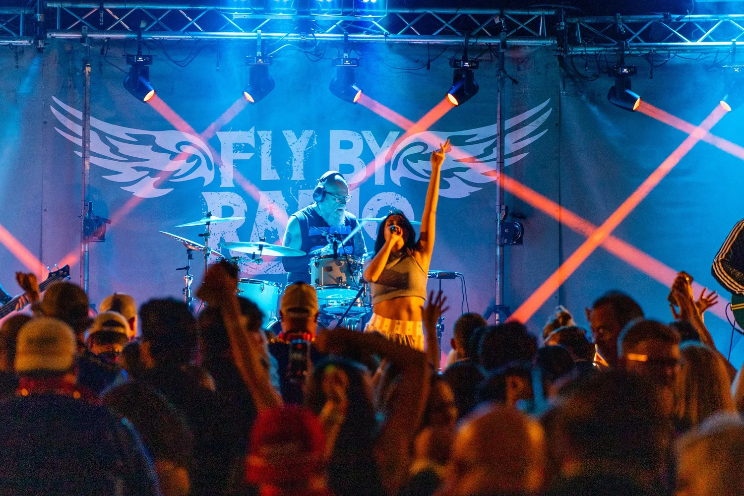 Fly By Radio at a private party